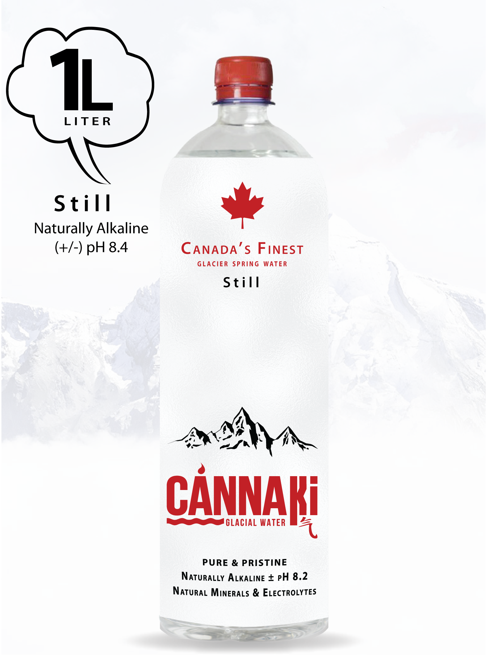 CÁNNAKi® Natural Glacial Spring Water