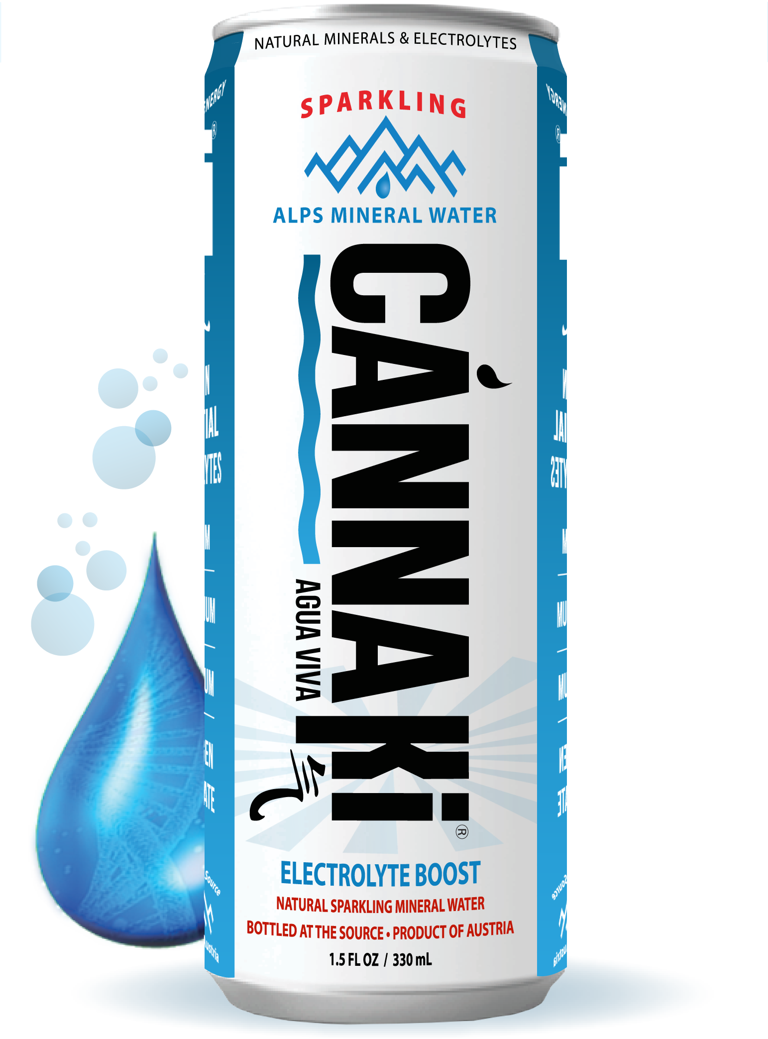 CÁNNAKi® Natural Sparkling Mineral Water